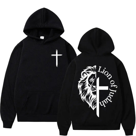 Lion of Judah Aesthetic Christian Religious Hoodie